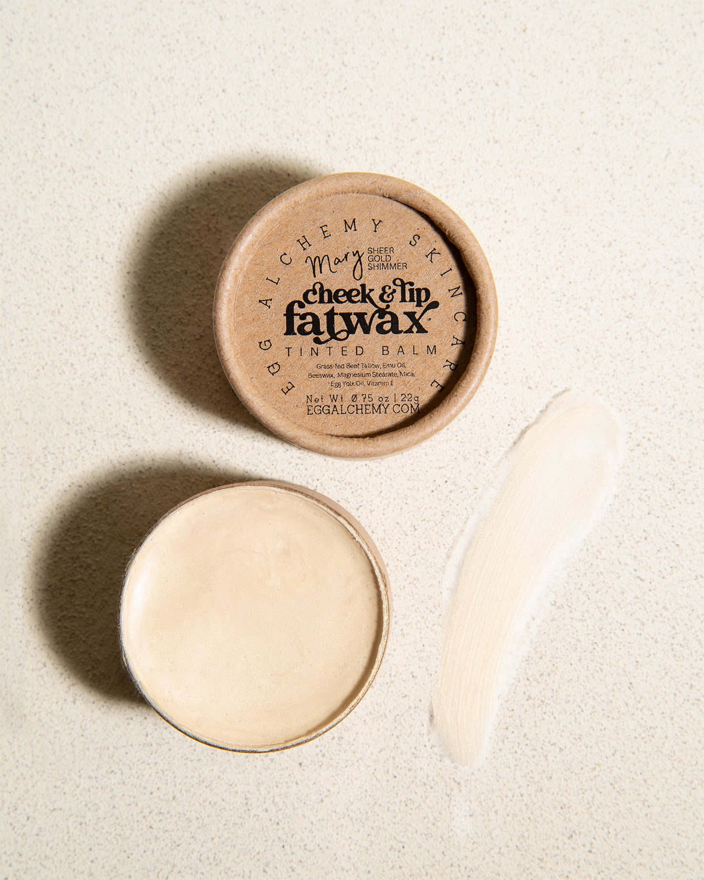 CHEEK & LIP FATWAX | Tinted, Moisturizing Balm, Safe for Cheeks, Lips, & Eyes