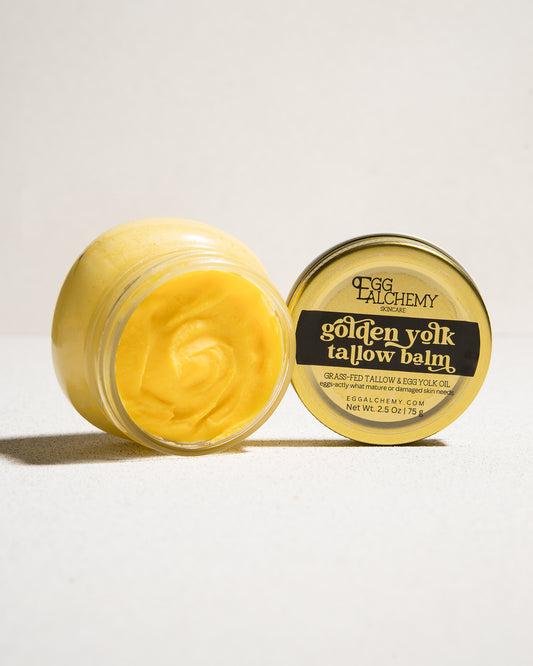 GOLDEN YOLK TALLOW BALM | with Egg Yolk Oil for Mature or Troubled Skin