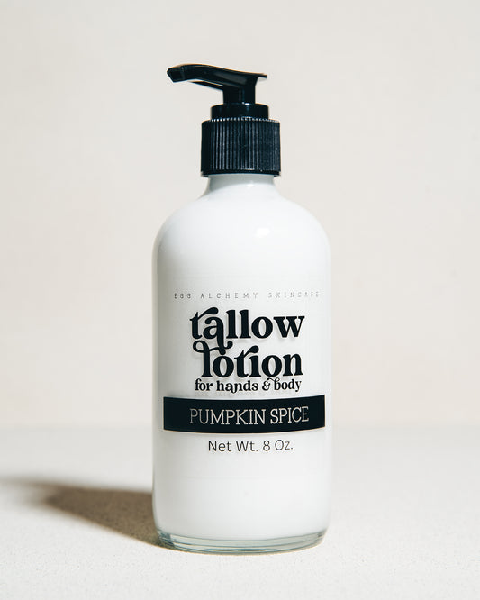 TALLOW HAND & BODY LOTION | with Honey, Lanolin, & ESSENTIAL OILS