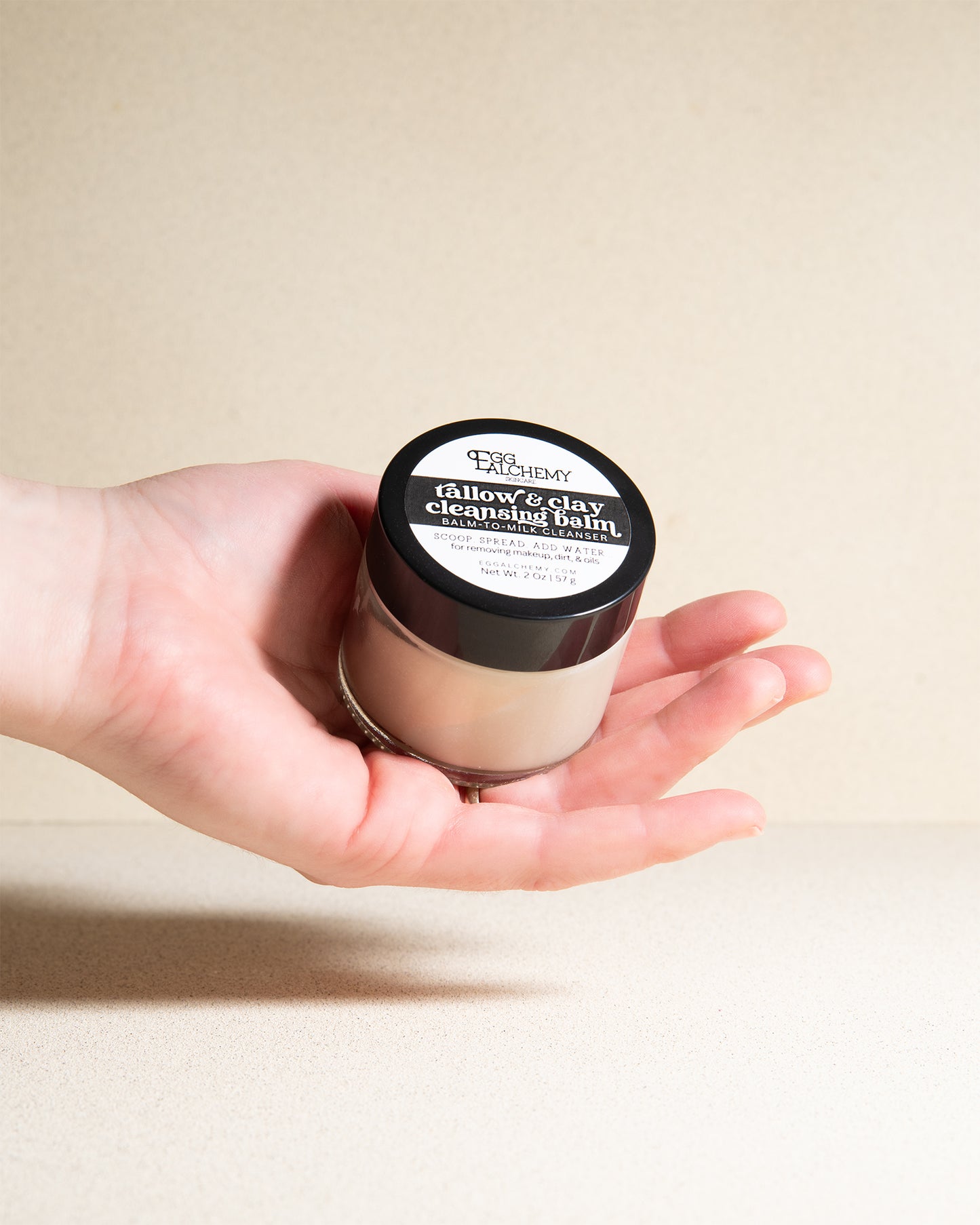 TALLOW BALM-TO-MILK CLEANSER | for Removing Makeup, Dirt, and Oils