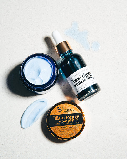 BLUE TANSY DUO | Cream & Oil Serum for Irritated, Troubled Skin