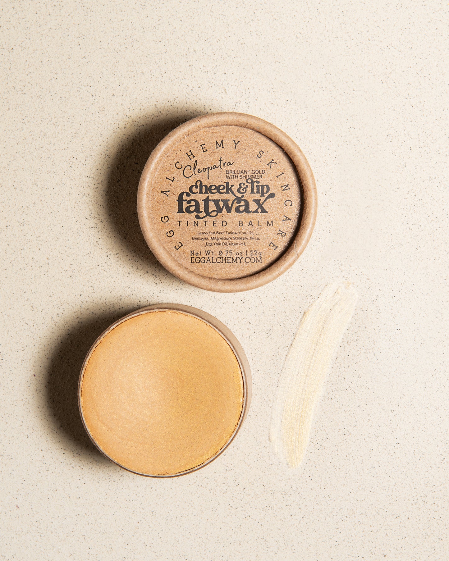 CHEEK & LIP FATWAX | Tinted, Moisturizing Balm, Safe for Cheeks, Lips, & Eyes