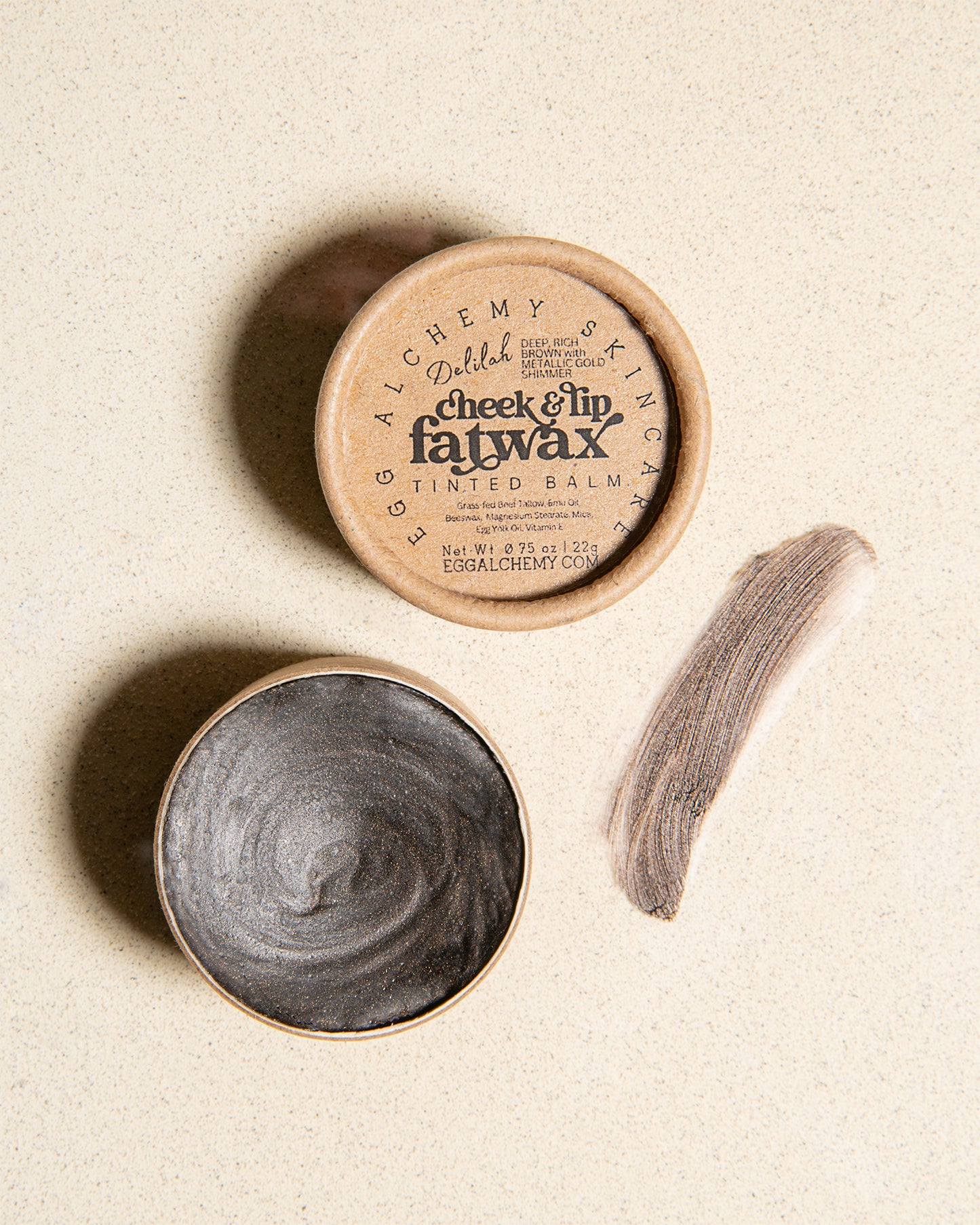 CHEEK & LIP FATWAX | Tinted, Moisturizing Balm, Safe for Cheeks, Lips, & Eyes