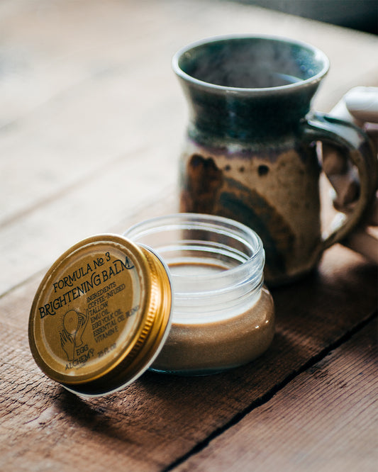 COFFEE-INFUSED TALLOW BRIGHTENING BALM