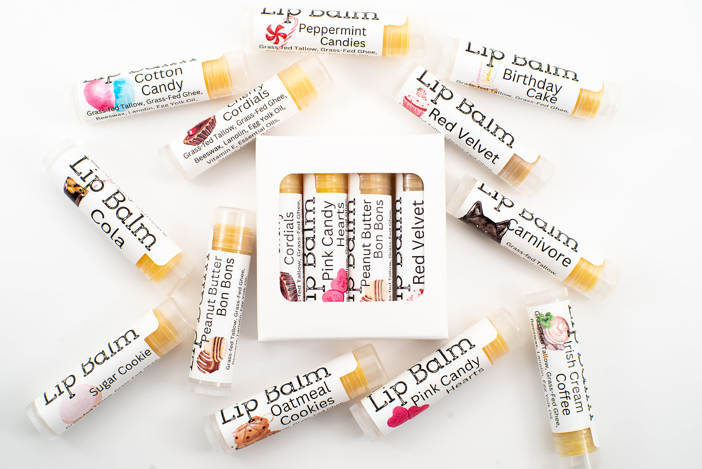 TALLOW LIP BALM | Ultra-Protection Formula with Egg Yolk Oil & Lanolin